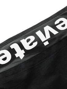 Đàn ông giải trí Thời trang thể thao ngoài trời Quần dài quần dài thông thường - màu đen - Xem 3