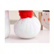 1頂多色可選休閒&優雅風格的男女通用毛絨耳帽,防風、保暖、防寒,適合聖誕節 - 紅色 - 查看 8