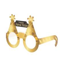 6pcs New Year Paper Glasses - Multicolor - View 8