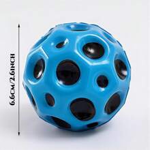 6 Pcs Space Balls Extreme High Bouncing Ball  Pop Bouncing SpaceBall Rubber Bounce Ball - Multicolor - View 3