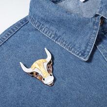 1 Miếng Acrylic Thủ công Con bò Hình dạng Hoạt hình Trâm cài , Đúng mốt Kim băng Đối với Trẻ em Quần áo Phụ kiện , Tất cả các mùa - Nhiều màu - Xem 3