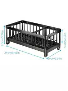 不鏽鋼實用水槽盒 - 黑色 - 查看 2