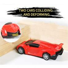 Transformable Robot Car Toy, Crash Inertia Car Robot Model, Automatic Deformation Running Car - Green - View 4