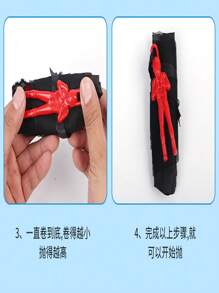 Juguete De Paracaídas De Mano Para Niños - Naranja - Ver 2