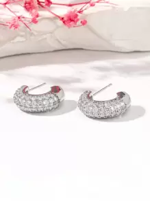 Vòng khuyên tai - Bạc - Xem 2