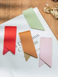 標籤式書籤藍色可愛創意皮革學生書籤,書籍分隔器 - 藍色 - 查看 10