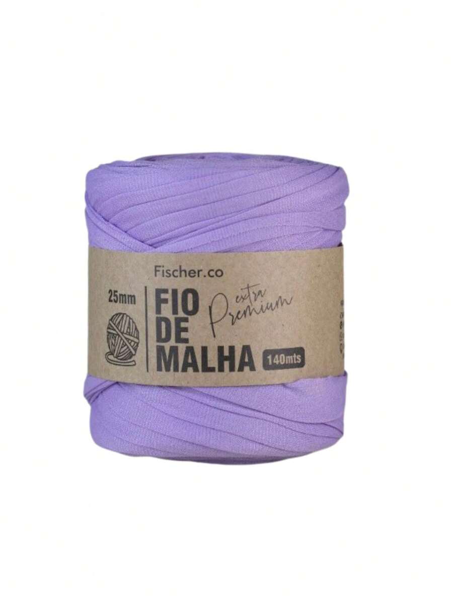 Extra Premium Mesh Yarn 140 Meters Fischer Cores 25mm - Lilac Purple - View 1