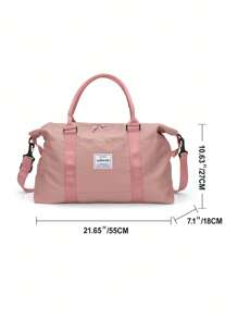 兒童運動旅行手提袋,大型健身手提袋,帶拉鍊行李袋手提袋,便攜式防水旅行袋,過夜袋,青少年週末出門旅行手提袋,適合上學、練習,過夜旅行等