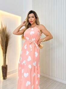 Women Dresses - Hồng - Xem 4