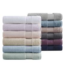 6 Piece Turkish Bath Towel Set,Including 4 Piece Extra Large Bath Towel Sets,Highly Absorbent Soft  Over-Sized Quick Dry Towel Shower Towel For Bathroom Luxury Spa Towel,All-Season Multi-Color Home Textile For New Valentine's Holiday Ideal Gifts - Grey - View 7