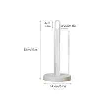 1pc Freestanding Paper Towel Holder For Kitchen, Countertop, Dining Room, Contemporary Style Towel Rack - Beige - View 3