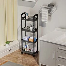 1 Pezzo Scaffale A Più Strati Per La Conservazione - nero - Visualizzare 5