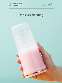 1pc Portable Juicer Cup With Usb Interface, Convenient For Daily Consumption Of Fresh Juice - Green - View 5