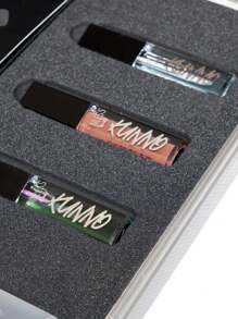 Pr Box Kunno Sinless Beauty Set Sombras Kunno Fijador Brillo - Negro - Ver 4