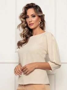 Women T-Shirts - Beige - View 3