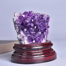 1個亞克力盒裝天然金屬礦石粗野鉍晶銻礦晶體岩石礦石裝飾用 - 隨機形狀 - 查看 2