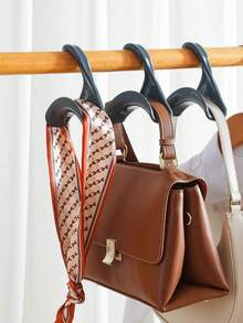 1入灰色拱形掛鉤適用於包包、衣服、帽子、圍巾等物品