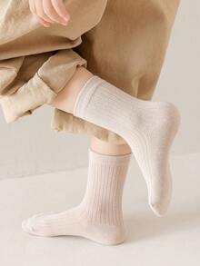 4đôi Trẻ em Sọc đầy Màu sắc Giải trí & Vớ thể thao , Thoải mái Và Linh hoạt Vòng cổ Vớ , Thích hợp Đối với Mặc hàng ngày - Nhiều màu - Xem 7