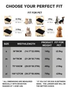 1pc Black Long Plush Pet Blanket, 1.5cm Thick Warm Blanket, Suitable For Large,medium And Small Cats And Dogs, All Season - Black - View 4