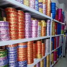 1pc Blue 2m Christmas Ribbon With Clear Butterfly & Star Pattern, Decoration For Christmas Tree And Gift Packaging - Blue - View 4