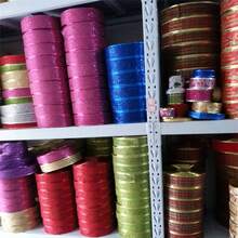 1pc Blue 2m Christmas Ribbon With Clear Butterfly & Star Pattern, Decoration For Christmas Tree And Gift Packaging - Blue - View 3