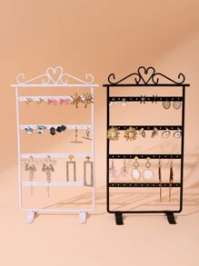 bianya 1 Miếng Hoa tai Giá đỡ Đứng Đối với Đồ trang sức Trưng bày Và Lưu trữ , Thích hợp Đối với Tai Trụ Hoa tai Dây chuyền Lưu trữ , Cửa sổ Trưng bày Và Đạo cụ nhiếp ảnh - Trắng - Xem 1