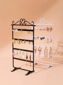 bianya 1 Miếng Hoa tai Giá đỡ Đứng Đối với Đồ trang sức Trưng bày Và Lưu trữ , Thích hợp Đối với Tai Trụ Hoa tai Dây chuyền Lưu trữ , Cửa sổ Trưng bày Và Đạo cụ nhiếp ảnh - Trắng - Xem 4