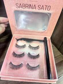 Eyelashes Set - Black - View 1