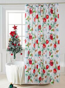 Christmas Red Berry Curtain - Multicolor - View 6