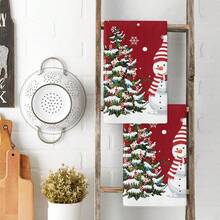 Giáng sinh Phòng bếp Cái đĩa Khăn tắm , Họa tiết Ngẫu nhiên Thể thao Khăn tắm Cây thông noel Ô tô/xe hơi Nhà hàng Đồ trang trí Khăn tắm - Nhiều màu - Xem 4