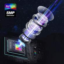 Webcam Gusgu G940 Full Hd 1080p Con Sensor, Micrófono Y Obturador De Privacidad, Webcam Usb Plug And Play Para Escritorio, Pc, Portátil, Conferencia De Video De Transmisión - Gris Oscuro - Ver 2