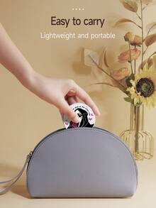 可摺疊口袋化妝鏡,1入組萬聖節骷髏頭圖案正方形兩面式緊湊化妝鏡,桌上鏡子,女性和女孩的便攜旅行鏡子,女人媽媽妻子姐妹青少女女友送禮和裝飾品