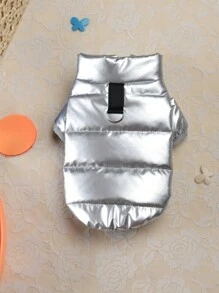 貓狗專用冬季保暖外套,不需清洗 - 銀色 - 查看 4