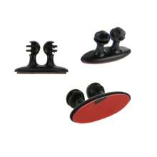 8入組dm-003汽車電纜方便捆綁夾帶黏著裝置(黑色) - 黑色 - 查看 3