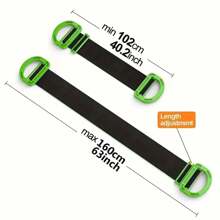 Cuerda De Mudanza - Adecuada Para Mover Muebles, Objetos Pesados, Refrigeradores, Etc., Como Cuerda Auxiliar Para Correas De Mudanza - Verde - Ver 3