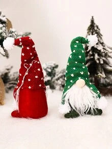 1 件灰色圣诞森林人娃娃装饰，按您喜欢的方式定制，增添圣诞气氛，适合各种圣诞场景最佳礼物 - 淺灰色 - 查看 5