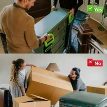 Cuerda De Mudanza - Adecuada Para Mover Muebles, Objetos Pesados, Refrigeradores, Etc., Como Cuerda Auxiliar Para Correas De Mudanza - Verde - Ver 4