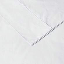 200 Thread Count Relaxed Percale Sheet Set - Trắng - Xem 5