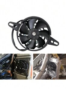 1 件摩托車冷卻風扇油冷卻器 200cc 250cc 引擎散熱器摩托車零件適用於 Atv 四輪卡丁車越野摩托車 - 黑色 - 查看 2