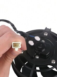 1 件摩托車冷卻風扇油冷卻器 200cc 250cc 引擎散熱器摩托車零件適用於 Atv 四輪卡丁車越野摩托車 - 黑色 - 查看 4