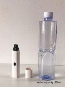 1pc 2-Speed Electric Rechargeable Pet Nail Grinder With LED Light - Black and White - View 9