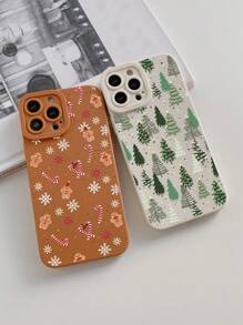 2件装圣诞流行图案液态硅胶手机壳，全方位保护，防震防摔，TPU软橡胶材质，兼容 16/11/12/13/14/15/15 Pro/15 Plus/15 Pro Max/7 Plus/8 Plus/X/Xs Max/Xr/11 Pro/12 Pro/13 Pro/14 Pro/12 Mini/13 Mini/11 Pro Max/12 Pro Max/13 Pro Max/14 Pro Max/14 Plus/6/6s/6 Plus/7/8/16 Pro/16 Plus/16 Pro Max/SE&Galaxy/A54/A14/A12/A13/A15/A32/A33/A24/A52S/S20/S21/S22/S23/S24/S23 Plus/S24 Ultra - 彩色 - 查看 3