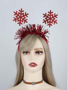 一款適合男女共用的聖誕節頭帶,紅色配飾,綠色配飾,雪花蝴蝶結鹿角聖誕樹裝飾眼鏡,聖誕節禮物,假日派對道具,適用於全家大小的聖誕節