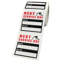 1 Cuộn 120 Cuộn Ô tô/xe hơi Dầu Hình dán Bảo trì Không thấm nước Nhãn dán cửa sổ Keo dán Nhãn mác - trắng - Xem 5