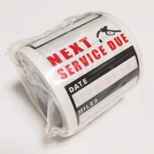 1 Cuộn 120 Cuộn Ô tô/xe hơi Dầu Hình dán Bảo trì Không thấm nước Nhãn dán cửa sổ Keo dán Nhãn mác - trắng - Xem 7