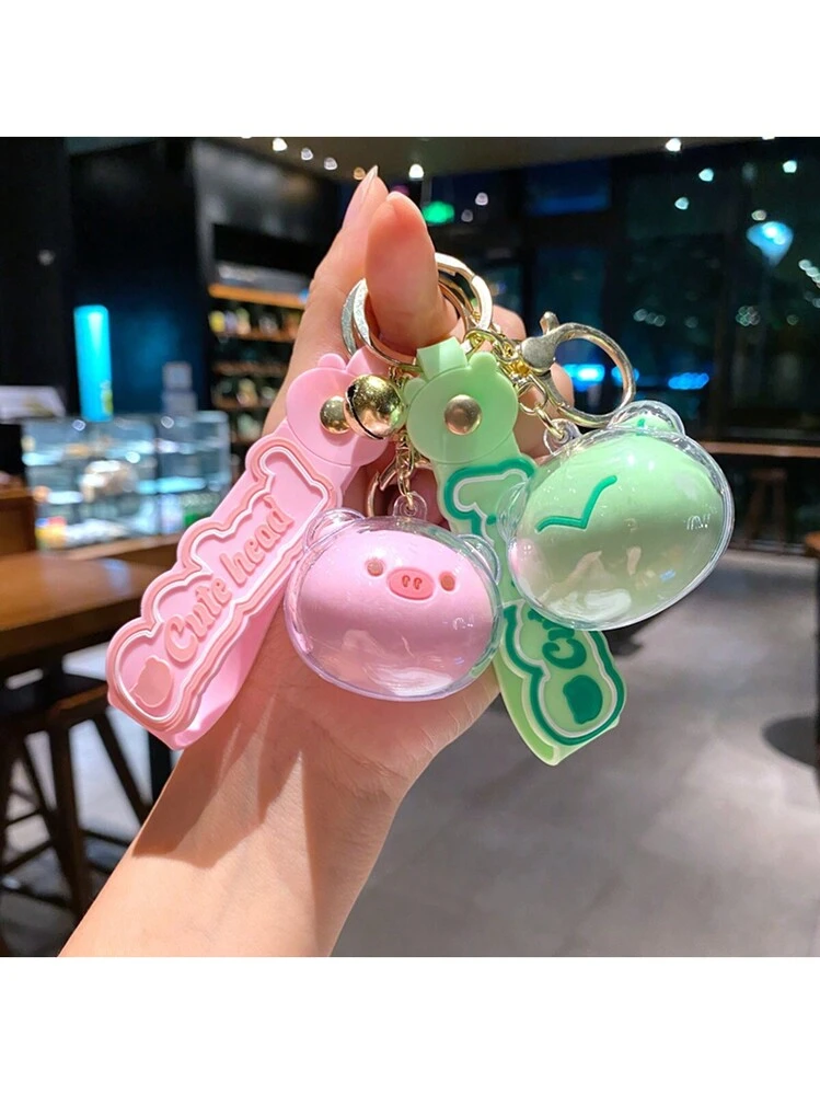 パンダキーホルダー アクリル製 アニマルキーホルダー かわいい