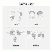 Roller Skating Knee Pad Protection Set With Children's Kit Knee Pads And Wrist Pads And Elbow Pads 7 Pcs - Blue - View 4