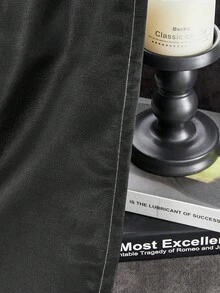 1 Miếng Dán Túi Rèm Đối với Nhà  Đồ trang trí , Trắng mỏng Rèm Và Polyester Rèm Đối với Phòng khách , Phòng ngủ , Và Ban công - màu đen - Xem 3