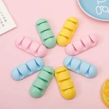 4 Piezas Clip Organizador De Cables De Escritorio De Colores Brillantes, Sistema De Gestión Coleccionista De Cables - Multicolor - Ver 6