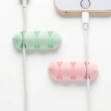 4 Piezas Clip Organizador De Cables De Escritorio De Colores Brillantes, Sistema De Gestión Coleccionista De Cables - Multicolor - Ver 9